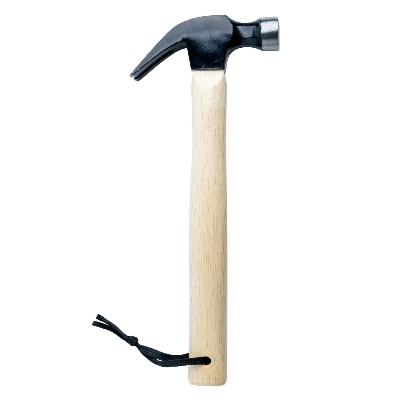 Makerflo 16 Oz Handmade Wooden Claw Hammer, Wood Handle with Rope End, DIY Fathers Day Gifts